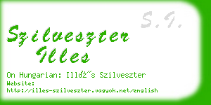 szilveszter illes business card